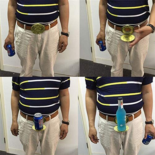 C Belt Cup Holder,Stainless Drink Water Bottle Cup Holder,foldable