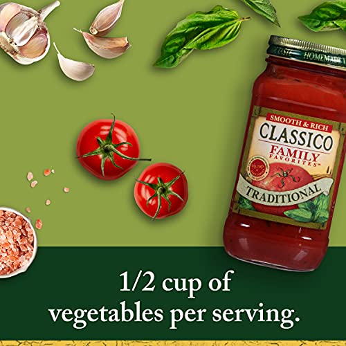Classico Family Favorites Traditional Pasta Sauce (24 oz Jars, Pack of 8) Pricepulse