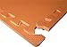 We Sell Mats 3/8 Inch Thick Multipurpose Exercise Floor Mat with EVA Foam, Interlocking Tiles, Anti-Fatigue for Home or Gym, 24 in x 24 in