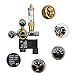 110V Solenoid Aquarium Regulator with Mini Dual Gauge Display and Bubble Counter Built-in Check Valve Fits Standard US Tanks Easy to Adjust CO2 Levelthumb 2