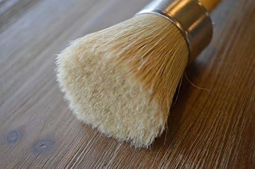Professional Chalk Paint Wax Brush | Painting or Waxing | Annie Sloan Dark &amp; Clear Soft Wax | Furniture, Stencils, Folkart, Home Decor, Wood | Large Brushes with Natural Bristles by Chalkology