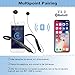 [2018 Newest] Bluetooth Headphones, Pandwill Wireless 4.2 Neckband Bluetooth Headset Magnetic & Sweat-proof In-ear Earphones Compatible for XS X 8 7 Plus and Android Phones (Black)