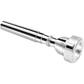 Cheerock 5C Trumpet Mouthpiece Brass Silver for Beginners and Players | standard 5C size fit, silver plated brass, beginner friendly, standard bore compatible, replacement accessory