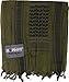 PDTXCLS Zephyr Shemagh Tactical Desert Scarf - Olive/Black