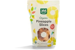 365 by Whole Foods Market, Organic Unsweetened Dried Pineapple, 8 Ounce