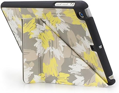 Vicoo® iPad mini 2/3 Origami Case.Super Slim Fit Folio Perfectly Fine Origami Cover with Rubberized&amp;Upholstered Back and Smart Feature (Built-in magnet for sleep / wake feature).- Purple