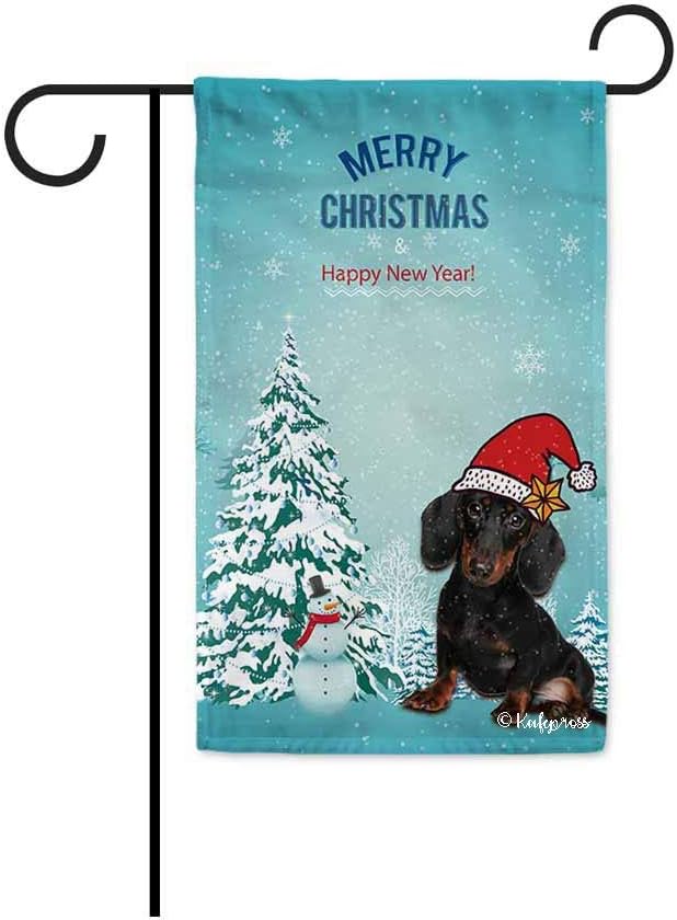 merry christmas dachshund