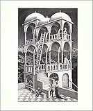 (22x26) M.C. Escher (Belvedere) Art Poster Print