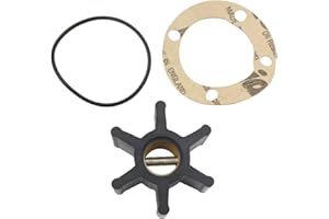 MARKGOO Inboard Water Pump Impeller Kit Replacement for Jabsco 22405-0001-P Johnson F35B 09-808B-1 Volvo Penta 875583-7 833995 3586496 21951342 Westerbeke 032620 Onan 132-0310