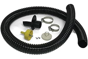 Algreen 81052 Rain Barrel Deluxe Diverter Kit Black