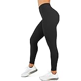 High Waisted Leggings for Women - No Front Seam Tummy Control Yoga Pants for Workout Running No See Through