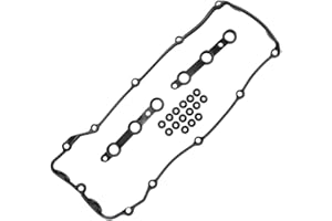 YOLLKY Engine Valve Cover Gasket - Compatible for BMW Z4/325i/325xi/330i/330xi 2003-2005 for BMW 525i/530i 2002-2005 - Replace Part 11120030496