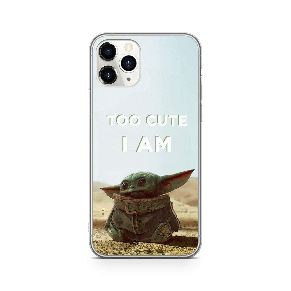 ERT GROUP mobile phone case for Apple Iphone 11 PRO MAX original and officially Licensed Star Wars pattern Baby Yoda 004 optimally adapted to the shape of the mobile phone, case made of TPU
