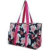 Ocean Themed Prints NGIL Large Travel Caddy Organizer Tote Bag