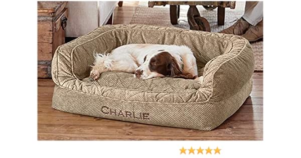 Amazon Com Orvis Comfortfill Eco Couch Dog Bed Small Dogs Up To