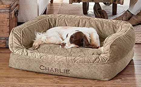 Orvis Comfortfill Couch Dog Bed Small Dogs Up To 18 Kg Brown