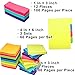 Jalousie 33 PCs Colorful Sticky Note Pads Bundle Include 18 100 Pages 3 in x 3 in Sticky Note Pads 12 3 in x 1 in Index Tab Sticky Note Pads and 3 Sets Divider Note Pads