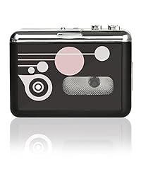 rybozen reproductor de casete portátil grabadoras, no empotrado grabadora de audio y música digital reproductor de cinta a MP3 convertidor ahorrar en USB Flash Drive No requiere PC