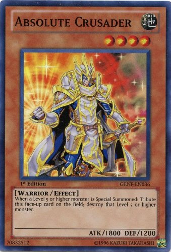 Yu-Gi-Oh! - Absolute Crusader (GENF-EN036) - Generation Force - 1st Edition - Super Rare