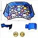 Autozon Kids Travel Tray for Boys Toddler Car Seat Travel Play Tray with Reinforced Solid Surface, Sturdy Side Walls and Removal Mesh Pockets Seatbelt Pillow, Car Sticker, Autozon