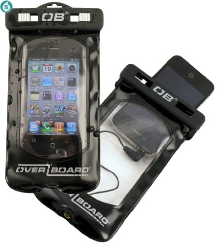 Overboard Waterproof Case for iPhone 5. Great for boating, canoeing, water aerobics, swimming, Kyacking and more.
