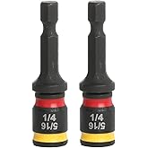 Malco MSHC 1/4 &amp; 5/16 Reversible Hex Chuck Driver, 2 pack
