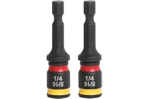 Malco MSHC 1/4 & 5/16 Reversible Hex Chuck Driver, 2 Pack