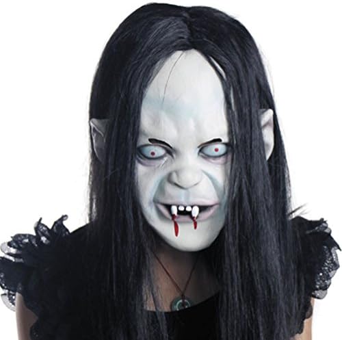 Creepy Scary Halloween Masks, Horrific Latex Zombie Ghost Masks for Cosplay, Halloween, Costume Party