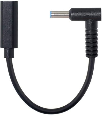 ECSiNG Câble De Charge PD USB Type-C Femelle Vers Mâle 6,0 X 3,7 Mm 100