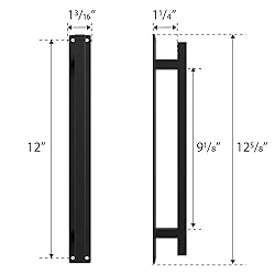 SMARTSTANDARD 12” Rustic Barn Door Handle for