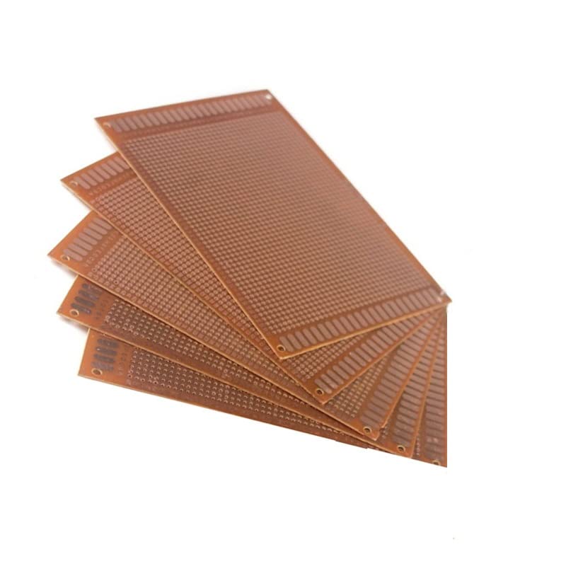 5Pcs 10x15cm Universal PCB Prototyping Board - 1728 Holes, 2.54mm Pitch, Bakelite Material for DIY Electronics Projects