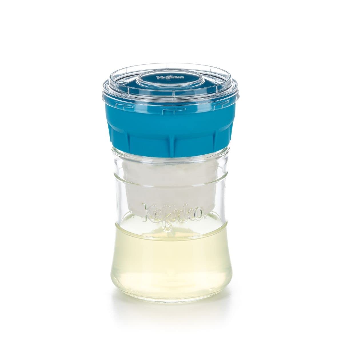 Kefirko Cheese Maker 848ml - The Set Ideal for Making Fresh Kefir Cheese at Home, Blissful Blue — image 1