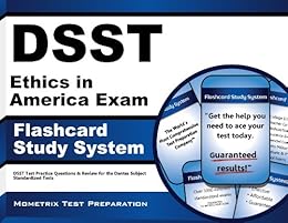 Amazon Com Dsst Ethics In America Exam Flashcard Study