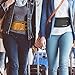 MUCO Travel Money Belt, Hidden Passport Holder, RFID Blocking Travel Wallet Belt Men and Women