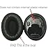 Replacement Oval Ear Pads Pad Cushion for JVC HA-NC250 HA-NC260 NC100 Noise Cancelling Headphones (100% Protein Leather)