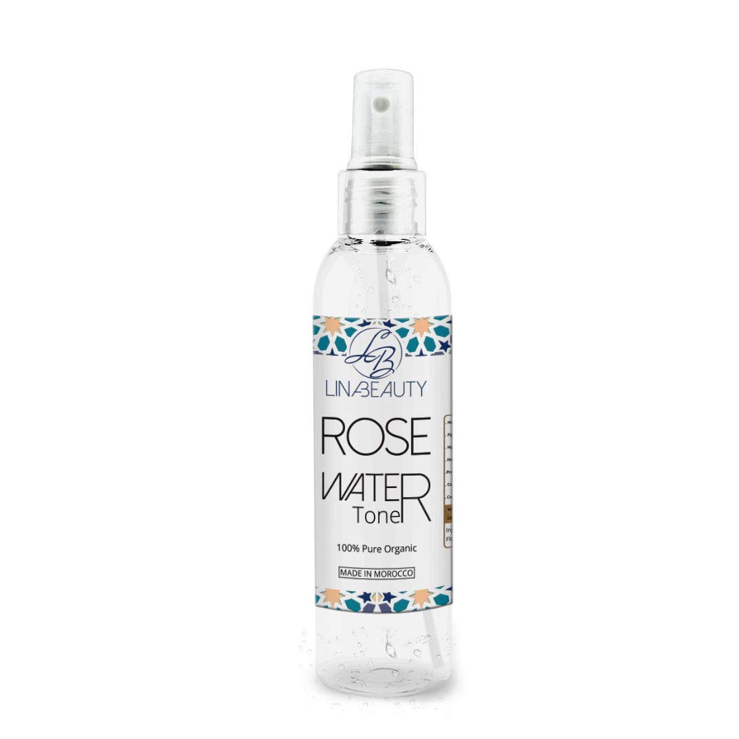 rose water facial toner spray