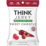 Think Jerky Sweet Chipotle Grass-Fed Beef Jerky (Pack of 5)