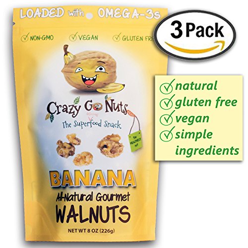 Buy Crazy Go Nuts Walnuts - Healthy Snacks, Vegan, Gluten Free