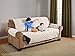 Sara Ashley Elegante Luxurious Reversible Sofa Furniture Protector, Coffee/Tan