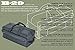 Northstar Tactical B29 Tanker Bag 1050 HD Diamond Rip Stop Tuff Cloth, Multi Use Bag