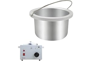 ZEROMALL 600ml Wax Pot Wax Warmer Replacement, Inner Pot Portable Hair Removal Waxing Bowl for 600ml Hair Remover Machine