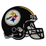 1 X Pittsburgh Steelers Helmet Logo Embroidered Iron Patches