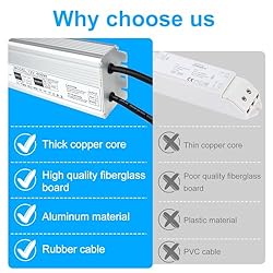 LightingWill LED Driver 400 Watts Waterproof IP67