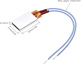 sourcing map PTC Heating Element 12V 3W-25W 110C Ceramic Thermostatic Heater view 2