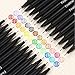 24 Colors Fineliner Color Pen 0.4mm, Journal Planner Pens,Smoothly Colored Sketch Fine Point Drawing Pens and Note Taking,Tangift-3001