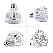 SANSI Flowering LED Grow Light Bulb, Ceramic Plant Light, HydroponiGrowing Light Bulbscs, Indoor Farming, Greenhouses (15w, E26 Socket, 16 LED Chips)