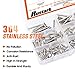 Rustark 180Pcs [#8 3/8