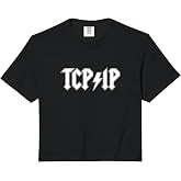 Funny Network Engineer Cybersecurity IT Support TCP IP Coder Comfort Colors Crop Top