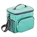 Msicyness Adult Lunch Box Insulated Lunch Bag Large Cooler Tote Bag for Men & Women, Double Deck Heat-resistant Cooler with Adjustable Shoulder Handbag (blue)
