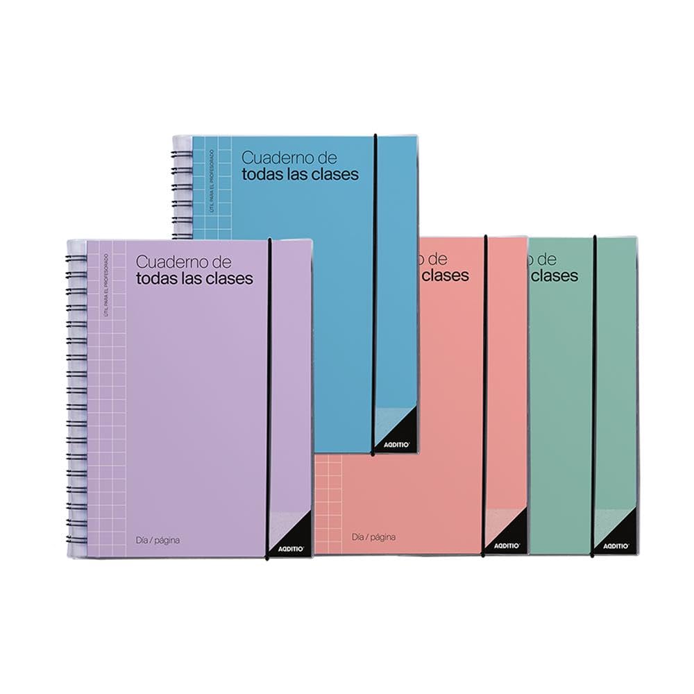 Additio DP-P232 - All Class Notebook, 17 x 24 cm, Assorted Colors, 1pc